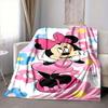 1Pc Minnie Mouse Floral Adventure Blanket Soft And Comfortable Casual Warm Camping Travel Christmas Halloween Xmas Gift M928795