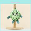 Cartoon Watermelon Plush Keychain Cute Fruit Toy Charm For Kids
