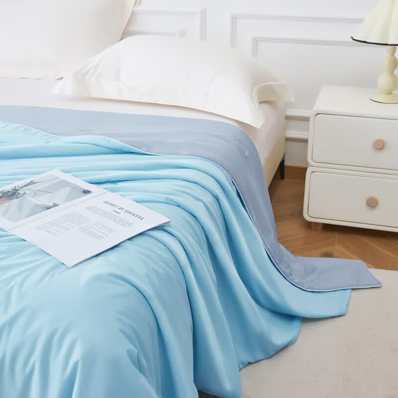 PIERTE POLO Cooling Silk-Feel Summer Quilt