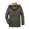 Winter Waterproof Fleece Hooded Parkas Men Solid Thick Warm Multi Pocket Safari Style Jackets Male Parka Outwear Coat Plus Size