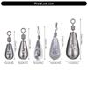 3.5-14g Fishing Weights Fishing Tackle Accessories Fishing Bottom Sinkers Weight Bass Casting Fishing Weights Sinkers