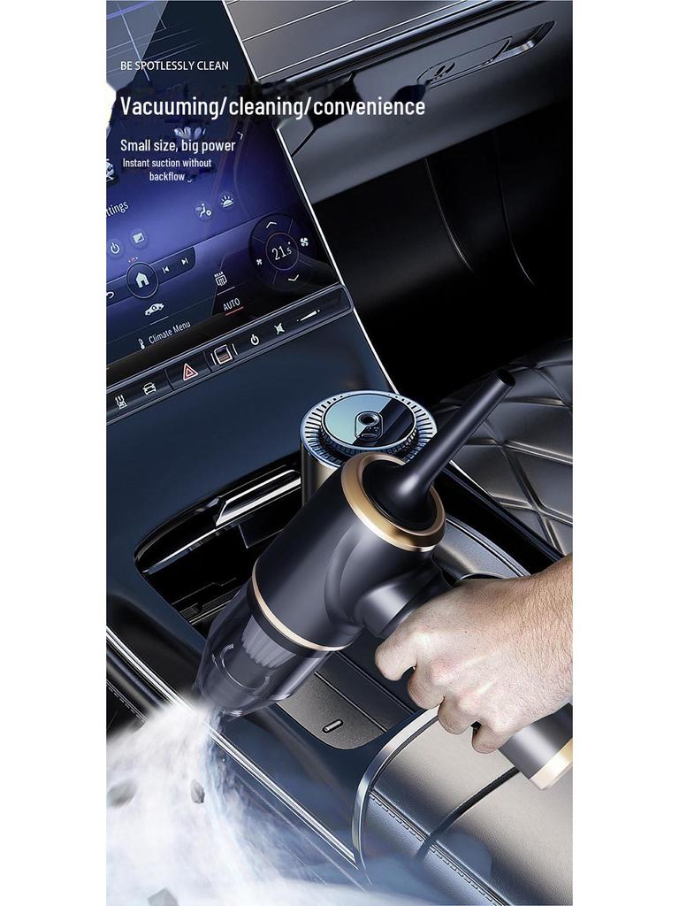 High-Power Wireless Handheld Vacuum: 3-in-1 Indoor Strong Suction, Rear Blowing for Home and Car