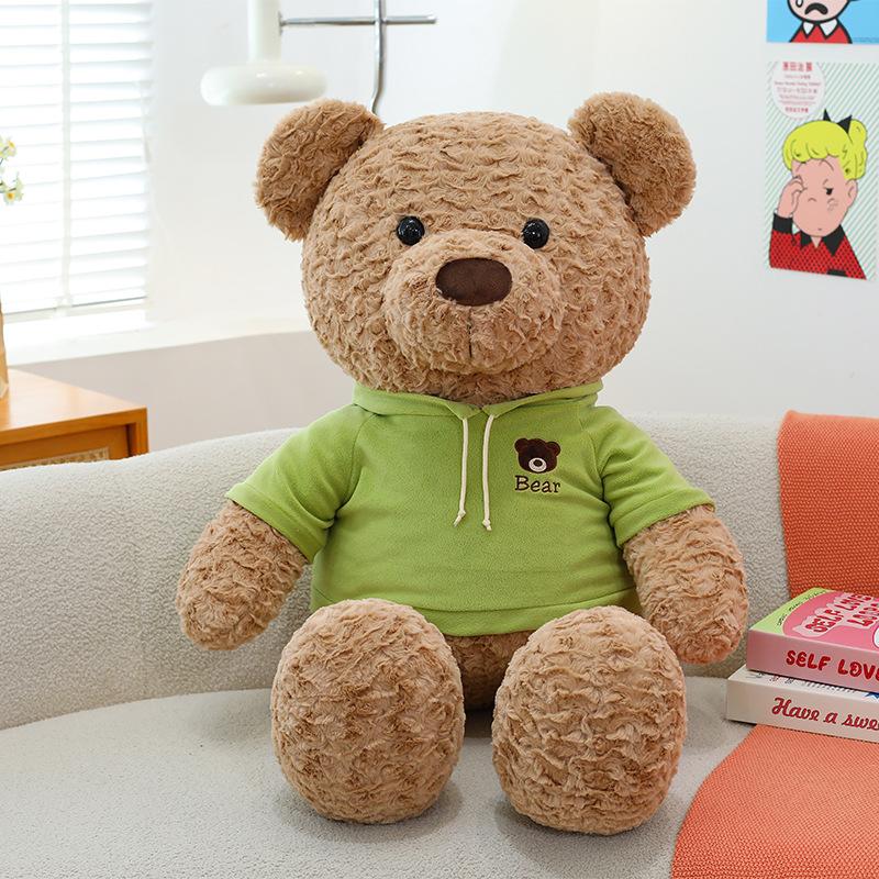 Cute Hug Baby Teddy Bear Plush Toy Girl Bed Sleeping Doll Warm Heart To Accompany Girlfriend Birthday