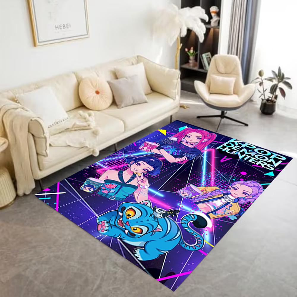 Fantasy Heroes Adventure Floor Mat Perfect for Playrooms Game Room Dormitory Dining Room Antislip Carpet Decorate Offices Spiritual Gift