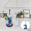 Holder Modern Standing Paper Towel Lavatory Bathroom Home Table Tissue Storage