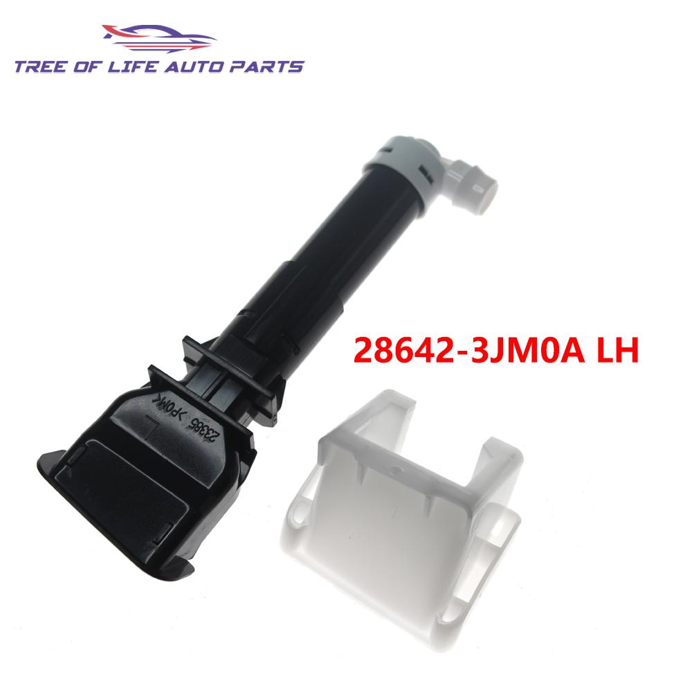 Front Headlight Headlamp Washer Nozzle Cover Cap For Infiniti JX35 JX QX60 (L50) 2013-2016 28959-3JM1A 28642-3JM0A 28958-3JM1A