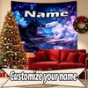 Custom Name Personalized How To Train Your Dragon Print Tapestry, Wall Art Decor, Bedroom, Dorm, Apartment, LivingRoom, Party Backdrop, Gift for Birth