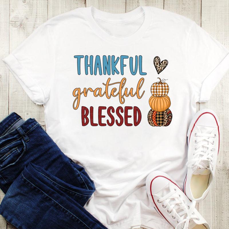 Damesebluse Grafisk trykk Gresskarstil Kaffe Krydder T-skjorter Høst Høst Halloween Oversized T-skjorte Dame 90-talls Tegneserie Topper