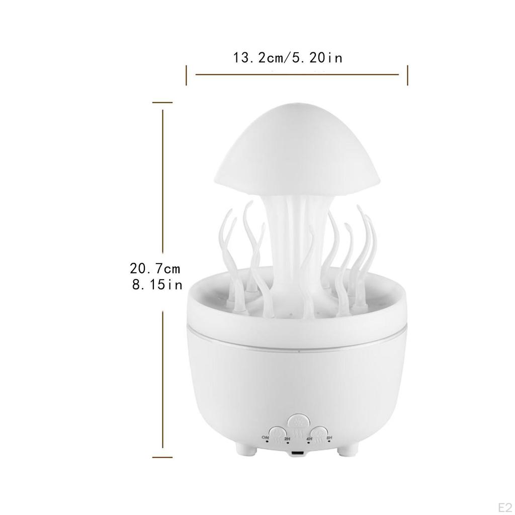 Kleiner Luftbefeuchter, US-Stecker, leise, 300 ml Fassungsvermögen, für Yoga, Wohnzimmer