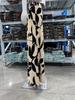 Women's 2026 Summer Chiffon Leaf Print High Waist Wide Leg Pants