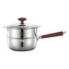 Zhuochuang Jingpin 316L Hammered Yukihira Pot with Lid, 22cm