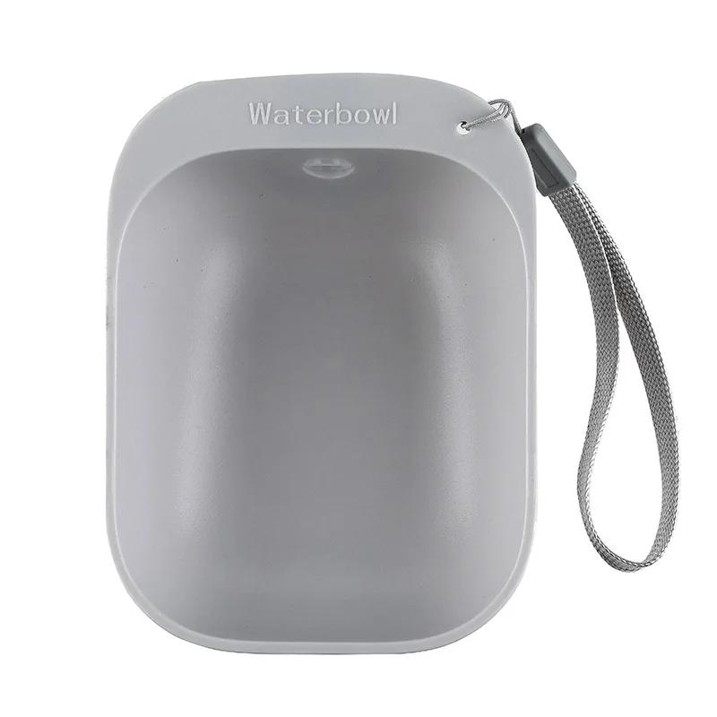 

Portable Pet Water Bottle Leakproof Design 2in1 Dog Cat Travel Bowl Attachable Cup Outdoor Drinking Feeder Dog Accessories серый