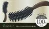 Made in Japan by a Professional Natural Hair Bristle for a Gentle Scalp Care Brush Bristle EXC12 Vess, Manufacturer, 100% (Pig/Boar Mix) (S-Shaped,