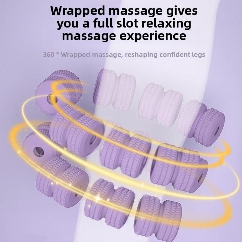 9/18/28 Wheel Annular Leg Clamp Massager Relax  Massager Anti-cellulite Massager Body Slimming Roller Massage for Body