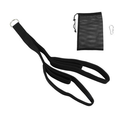 Faixa Elástica Preta Multiuso para Exercícios para Treinamento de Força Fortalecimento Muscular Alongamento