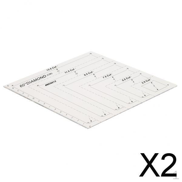 

2x13.5 Шаблон ромба с углом 60 градусов для пэчворка своими руками