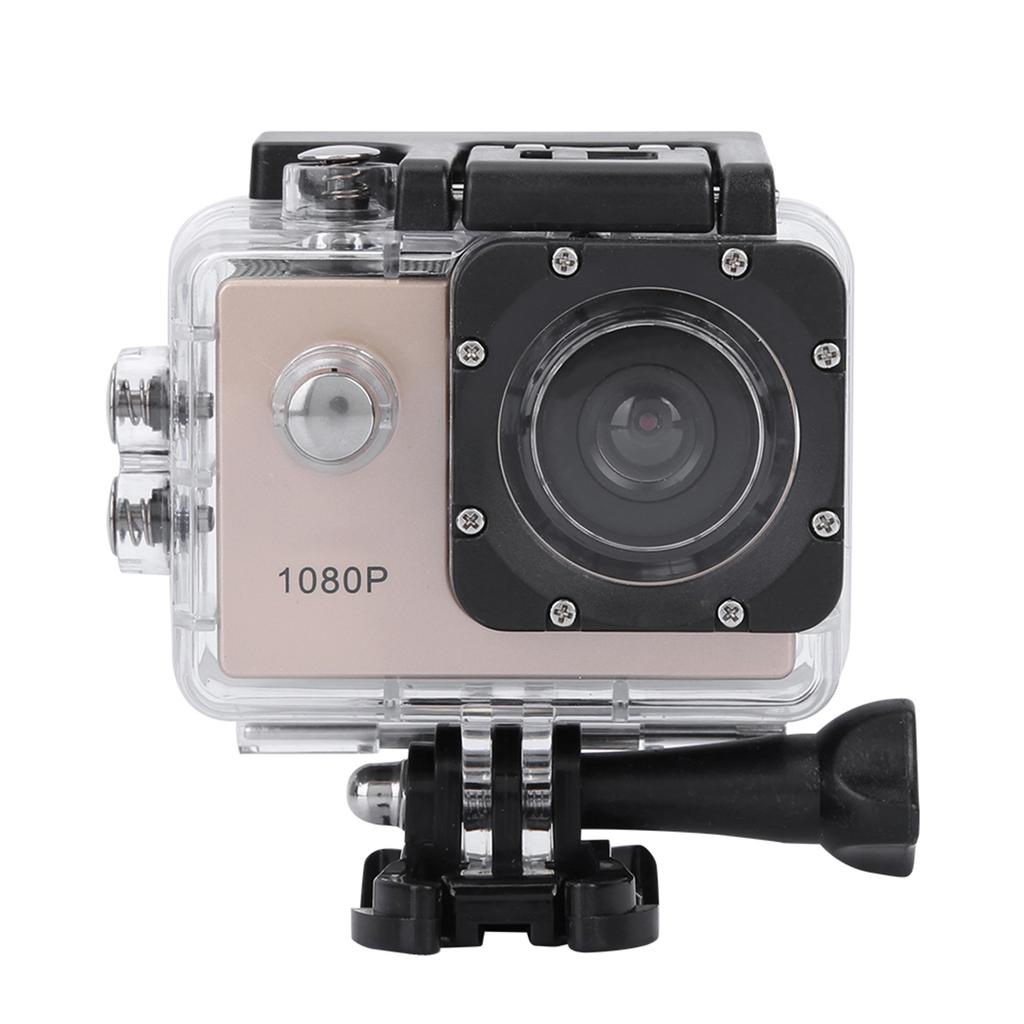 1080P HD 2inch LCD Screen Sports 30m Waterproof Action Camera Set with Battery