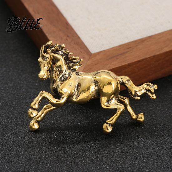 Horse Pin Brooch Exuding Elegance Power Bold Sophisticated Design Retro