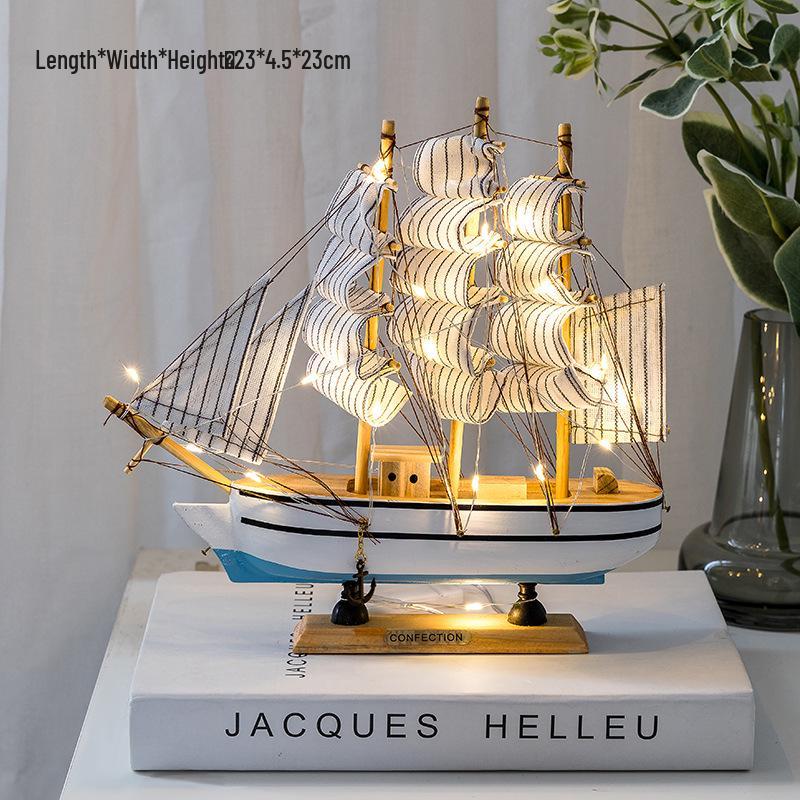 Sailboat Ornament: Creative Home Décor for Living Room, Wine Cabinet, Graduation Gift, or Office Desktop