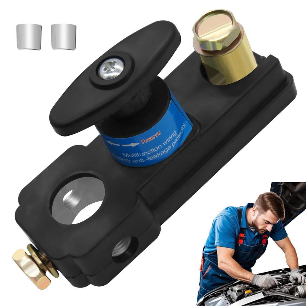 12/24V Smart Car Battery Isolator Master Main Switch Battery Shut Off Switch Battery Disconnect Switch for Car RV and Boat