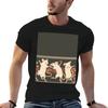 Dancing Mice Vintage Art Nouveau Pattern TShirt Simple Casual Short Sleeve Cotton TShirt