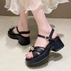 Ladies Shoes On Sale 2025Modern Women's Sandals Summer Daily  Sandals Women Solid Shoes Ladies Platform Zapatillas