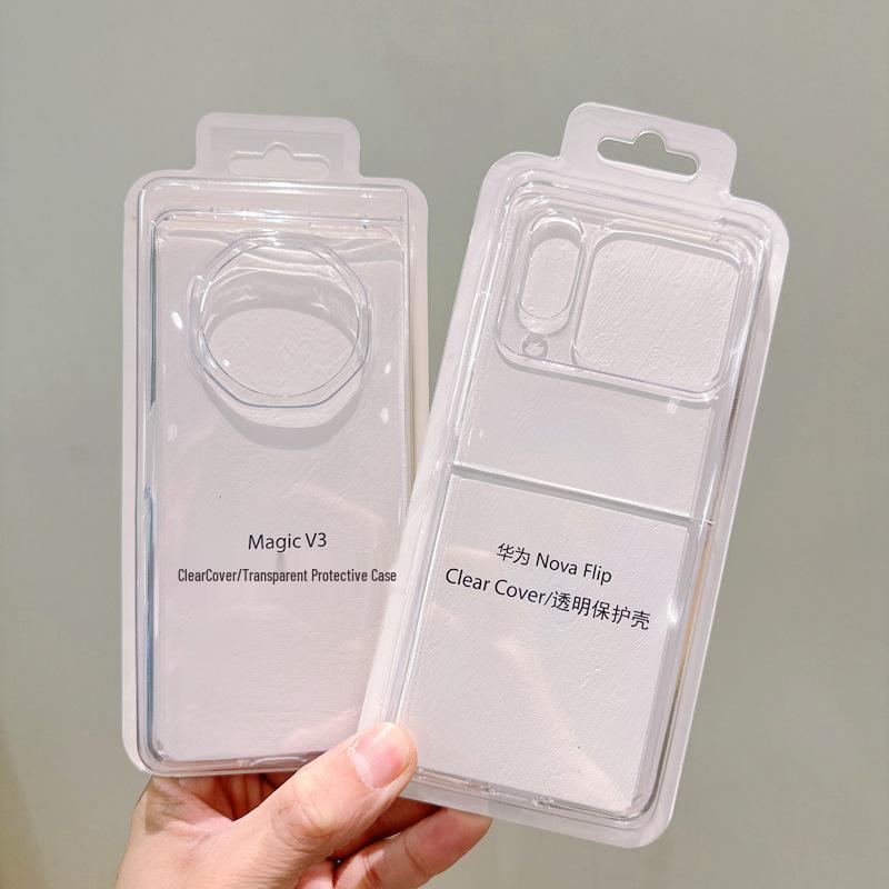 Samsung Z Flip 6 Transparent Hard Shell Protective Case