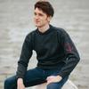 Geonjiulleunseu Fisherman Whole Garment Sweater - Charcoal