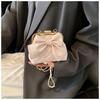 Bow Decoration Solid Color Children Single Shoulder Chain Leather Bag Shoulder