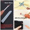 Stainless Steel Needles Set Big Eye Sewing Needles Kit with Needle Piercer Top DIY Jewelry Apparel Craft Hand Sewing Supplies