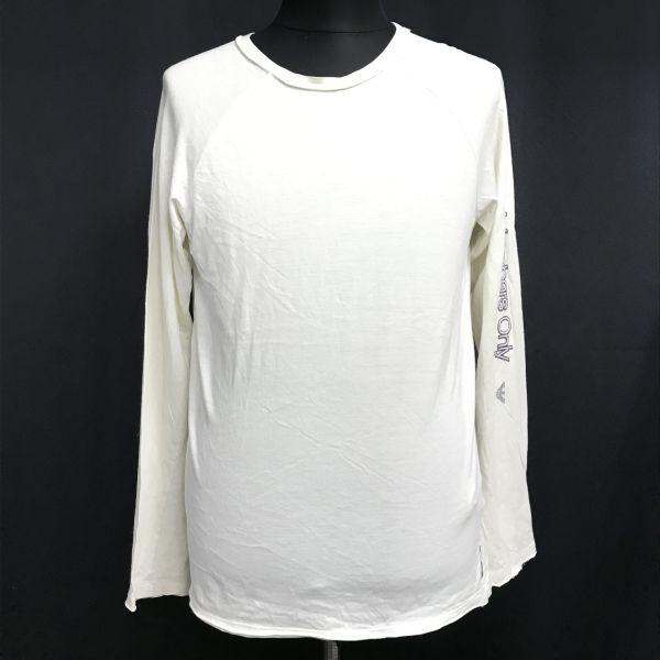 EMPORIO ARMANI Raglan Long Sleeve T-Shirt Men’s S White Japan(USED)