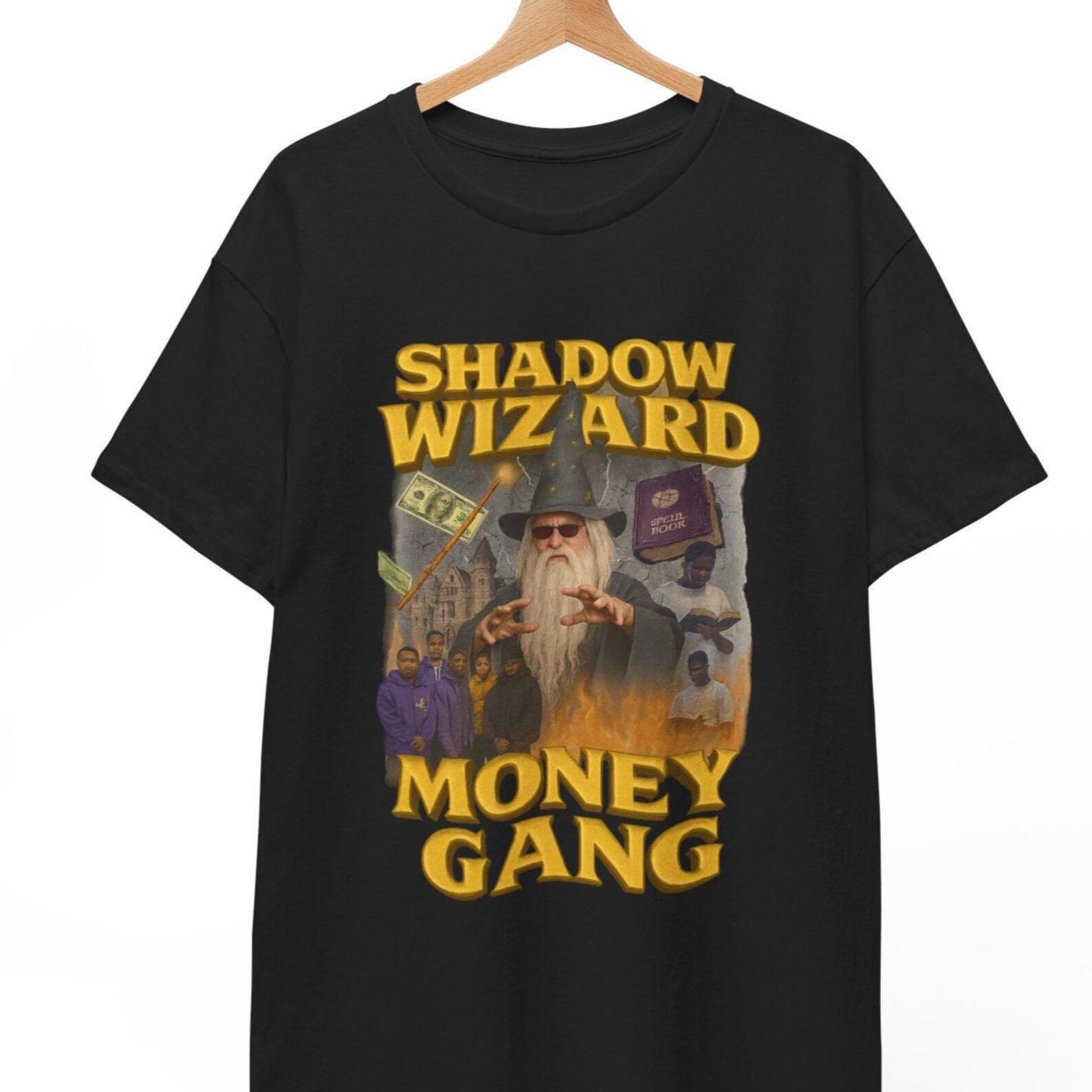 Shadow Wizard Money Gang T-Shirt: Funny Meme Graphic Tee M