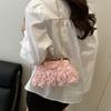 New Rose Flower Banquet Bag Bridal Bag Fashion Bag Dress Bag Clutch Bag Cheongsam Chain Oblique Span Bag