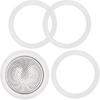 6 Cups Coffee Gasket for Bialetti Moka Aluminium Stove Top Coffee Maker Pots Express - 4 Gasket and 1 Stainless Filter (5pc)