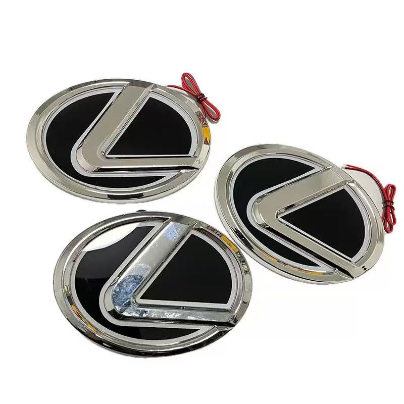 Autocollant Logo Phare LED 5D pour Voiture Emblème Arrière Badge pour Lexus ES250 ES300 ES350 IS250 IS300 RX300 RX330 NX GS GX a - Véhicule Auto De II1
