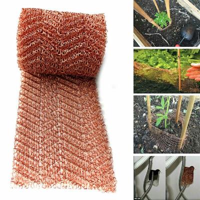 Pure Copper Mesh Anti-snail Copper Wire Filter Sanitary Food Grade for Distillation Moonshine Home Brew Beer Garden Supplies