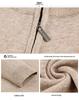 Men's New Arrival Half-Zip Knit Sweater - Thick, Warm, Pure Color for Autumn/Winter