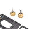 90 Degree Right Angle Stop Woodworking Tracksaw Square Guide Rails Square Clamp Positioning Plate with Edges Support