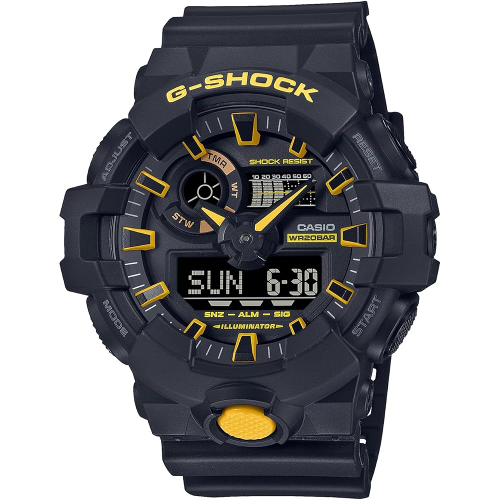 

Casio G-Shock GA-700CY-1AJF Men s Watch Black Durable Design Water Resistant