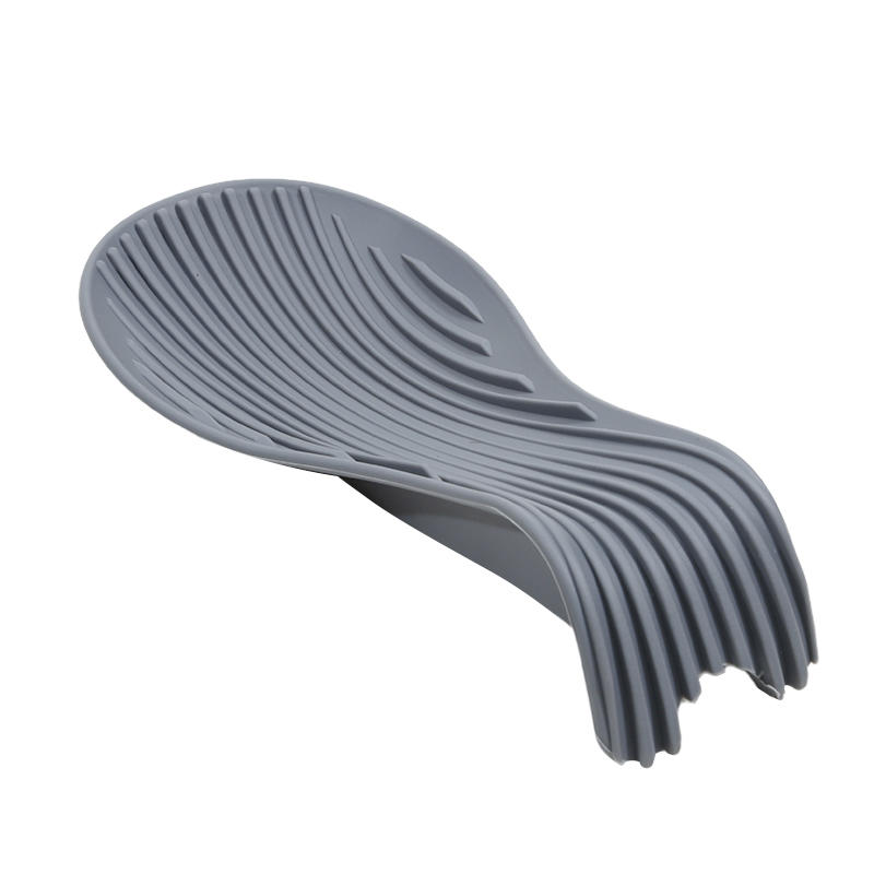 Anti-slip Spoon Holder Silicone Rest Pad Kitchen Utensils Spatula Heat Resistant Placemat Tray Insulation Mats Kitchen Placemat