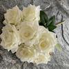 Artificial Roses Bundle Silk Fake Flowers Wedding Decor Simulation Flower Diamond Red Blue Rose el Garden Decoration Plant