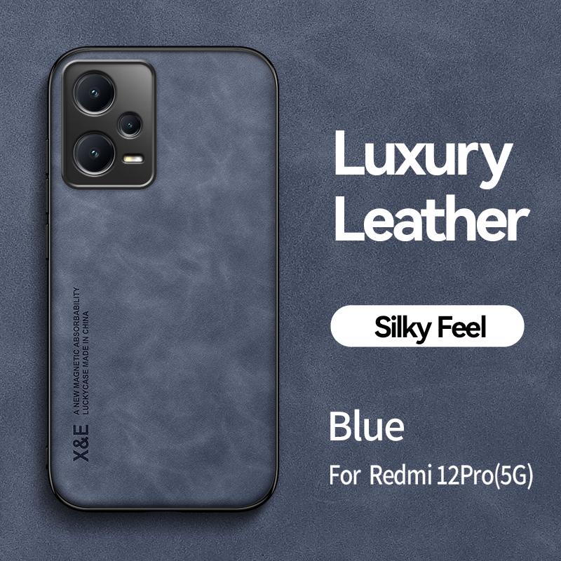 Pro Xiaomi Redmi Note 12 Pro+ 5G Plus 2022 Pouzdro Auto Magnetický Stojan Pouzdro na Telefon Pro Redmi Note 12 Pro 5G Note12 Kožený Zadní Kryt