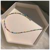 Daisy Flower Pearl Beaded Choker Necklace for Women