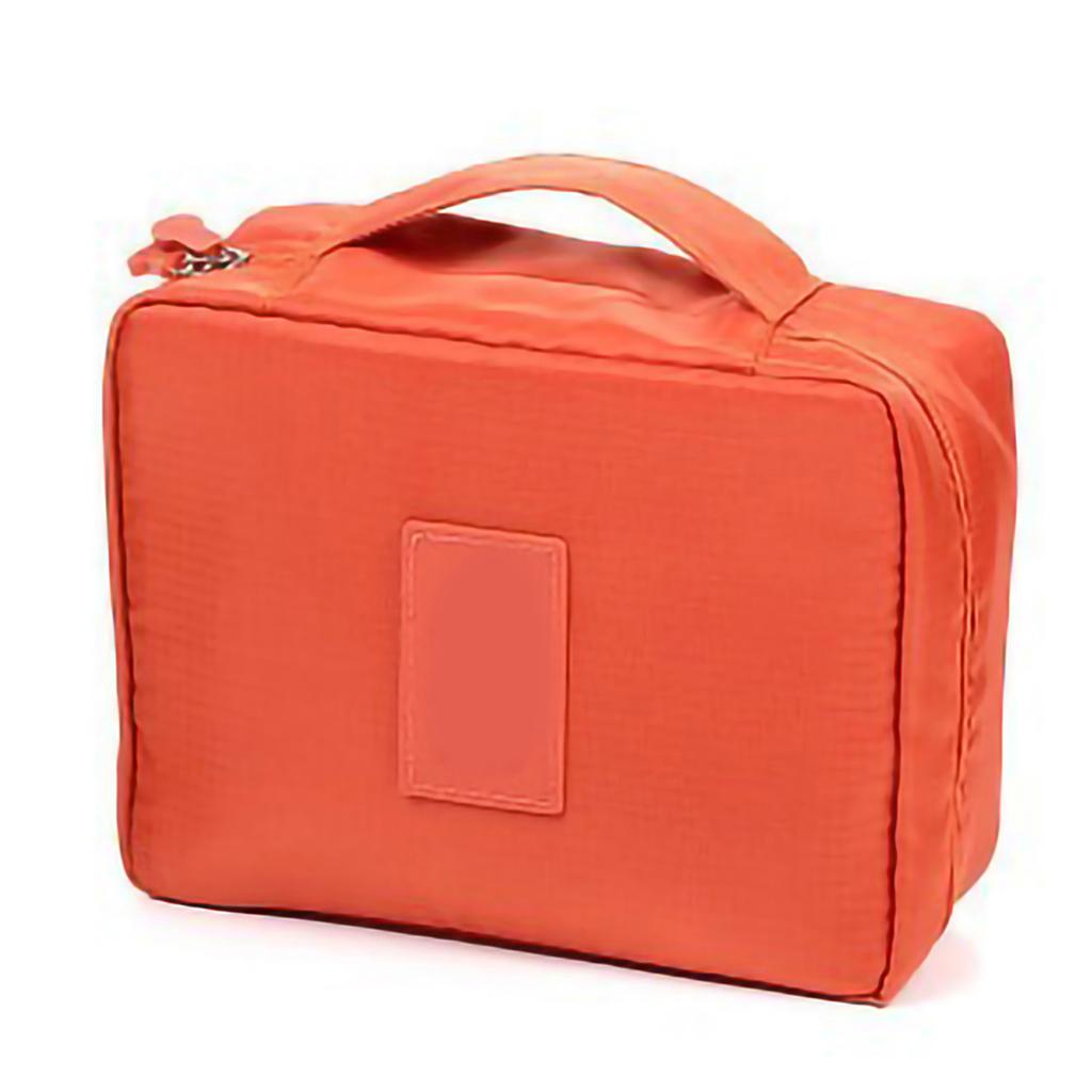Makeup Cosmetic Storage Bag Oxford Fabric Handle Zipper Closure Toiletry Products Travel Pouch