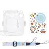 Camera bag For Fujifilm Instax Mini 12 Case Transparent Photo Storage Protective Cover Camera Stand Diy Sticker Sets