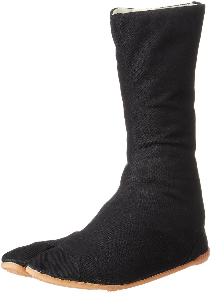 Rikioh Sewn Tabi Fighter, 10-Sheet Kohaze, Black, 23.0cm, F10