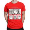 Unisex T-Shirts Hhorimiya Lässige Baumwoll-T-Shirts Kurzarm-T-Shirts Rundhals Kleidung Druck