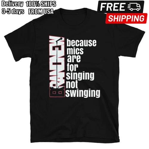 BRAND NEW Mics Are For Singing TBS-Diss Post-Hardcore Band T-Shirt