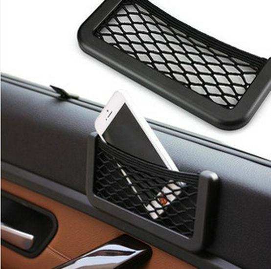 Kompakter Auto-Netztaschen-Organizer - Multifunktionales Innenraum-Aufbewahrungsnetz (15x8cm)