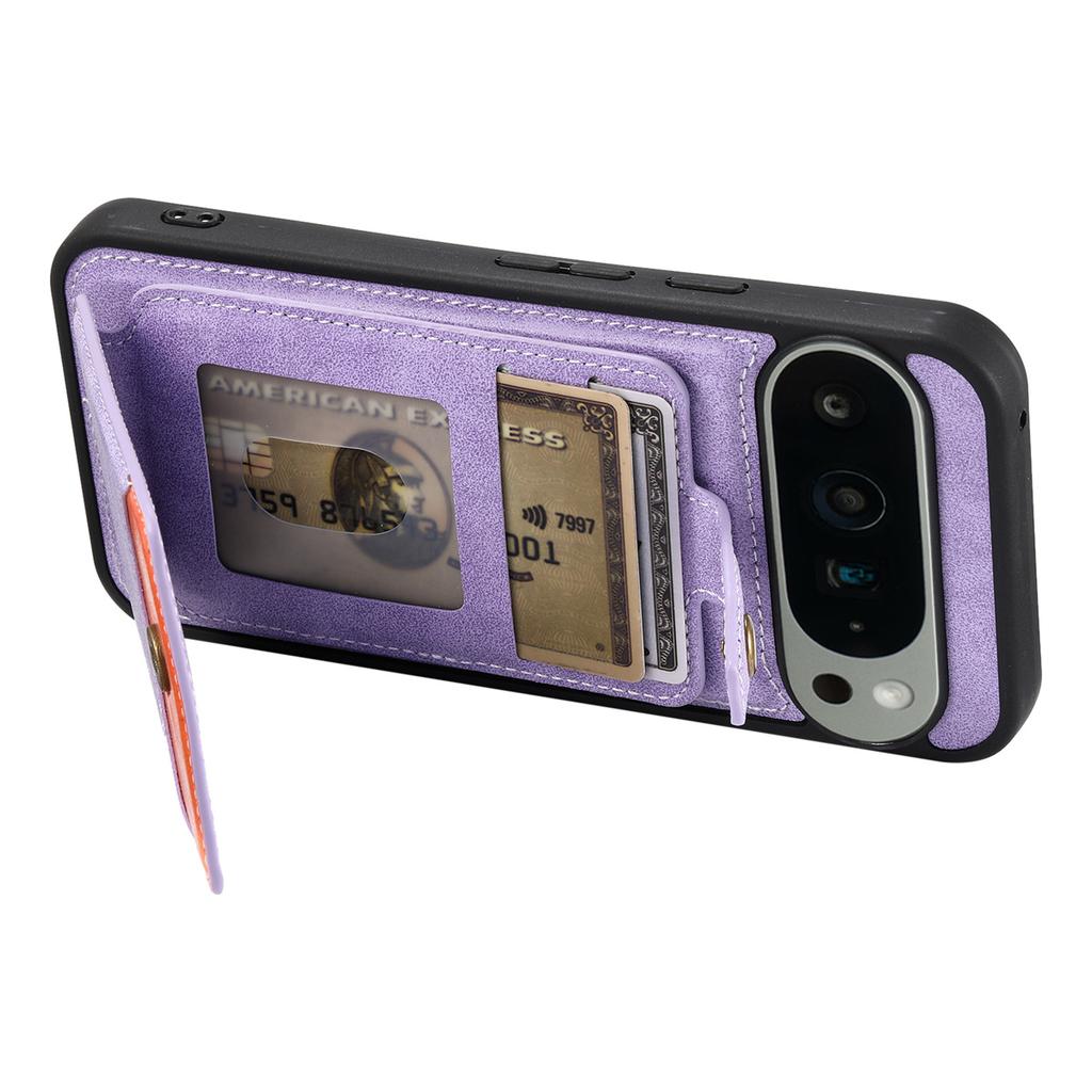 Google Pixel Case: Magnetic Wallet Cover for Pixel 6A-9 Pro XL - Stand/Wireless Charge (6 Colors)